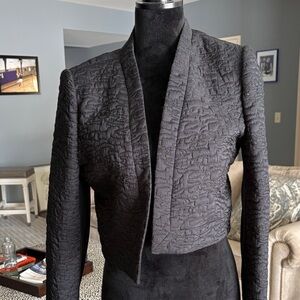 BCBGMaxAzria Black Textured Blazer